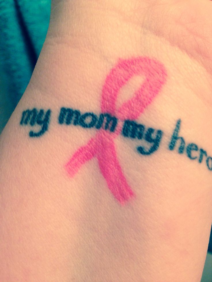 Get Breast Cancer Ribbon Tattoo Behind Ear Pictures